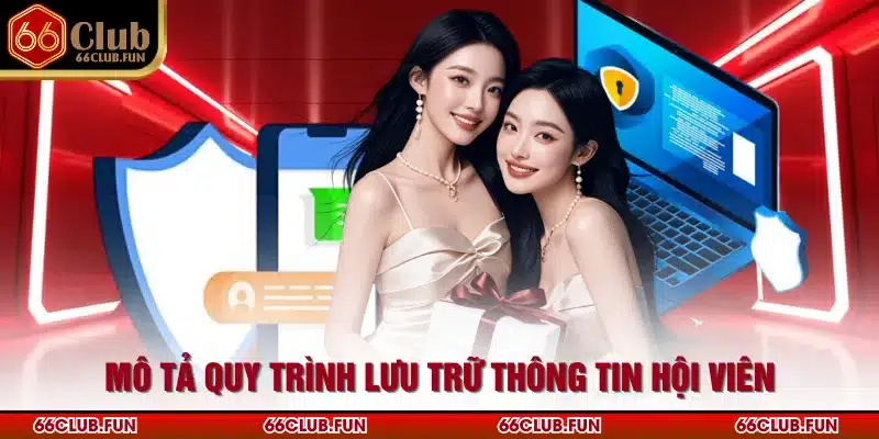 Mô tả quy trình lưu trữ thông tin hội viên