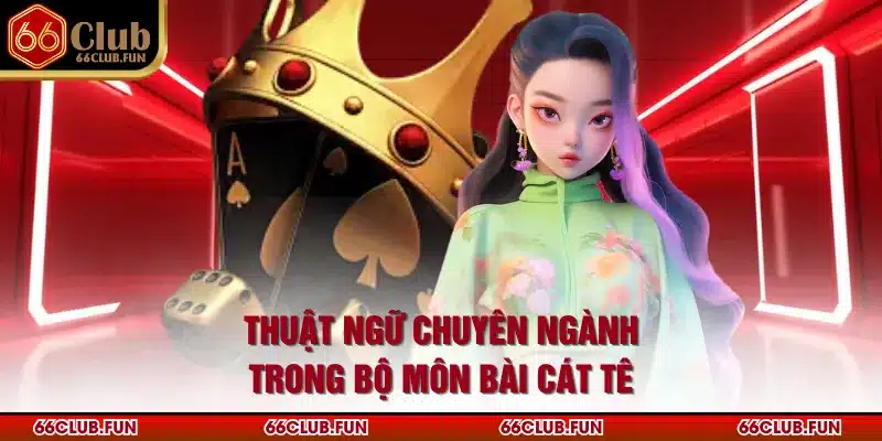 Thuật ngữ chuyên ngành trong bộ môn bài cát tê
