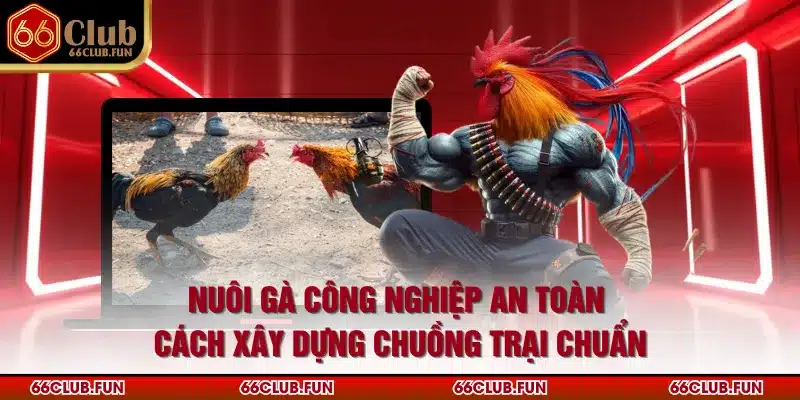 Nuôi Gà Công Nghiệp An Toàn - Cách Xây Dựng Chuồng Trại Chuẩn